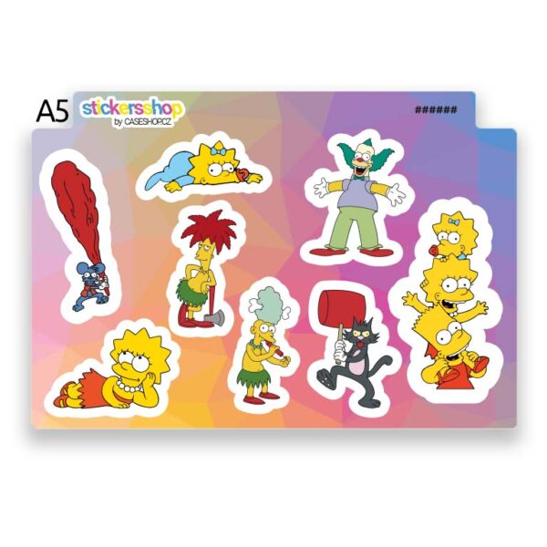 Samolepky - Simpsonovi 1