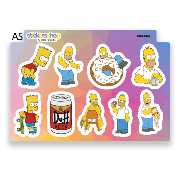 Samolepky - Simpsonovi 4