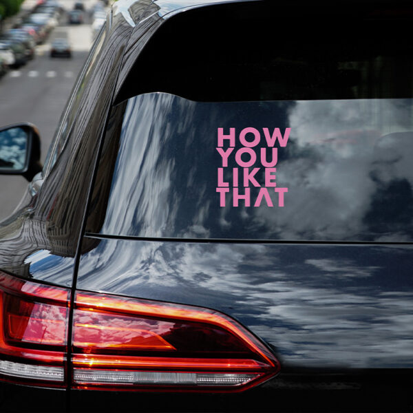 Vytvoř si nálepky na auto - Black Pink